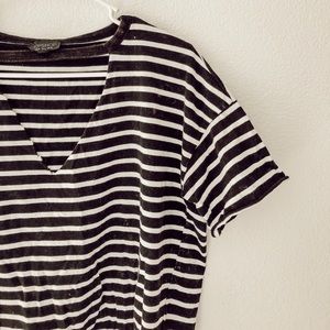 Striped T-shirt. Soft material